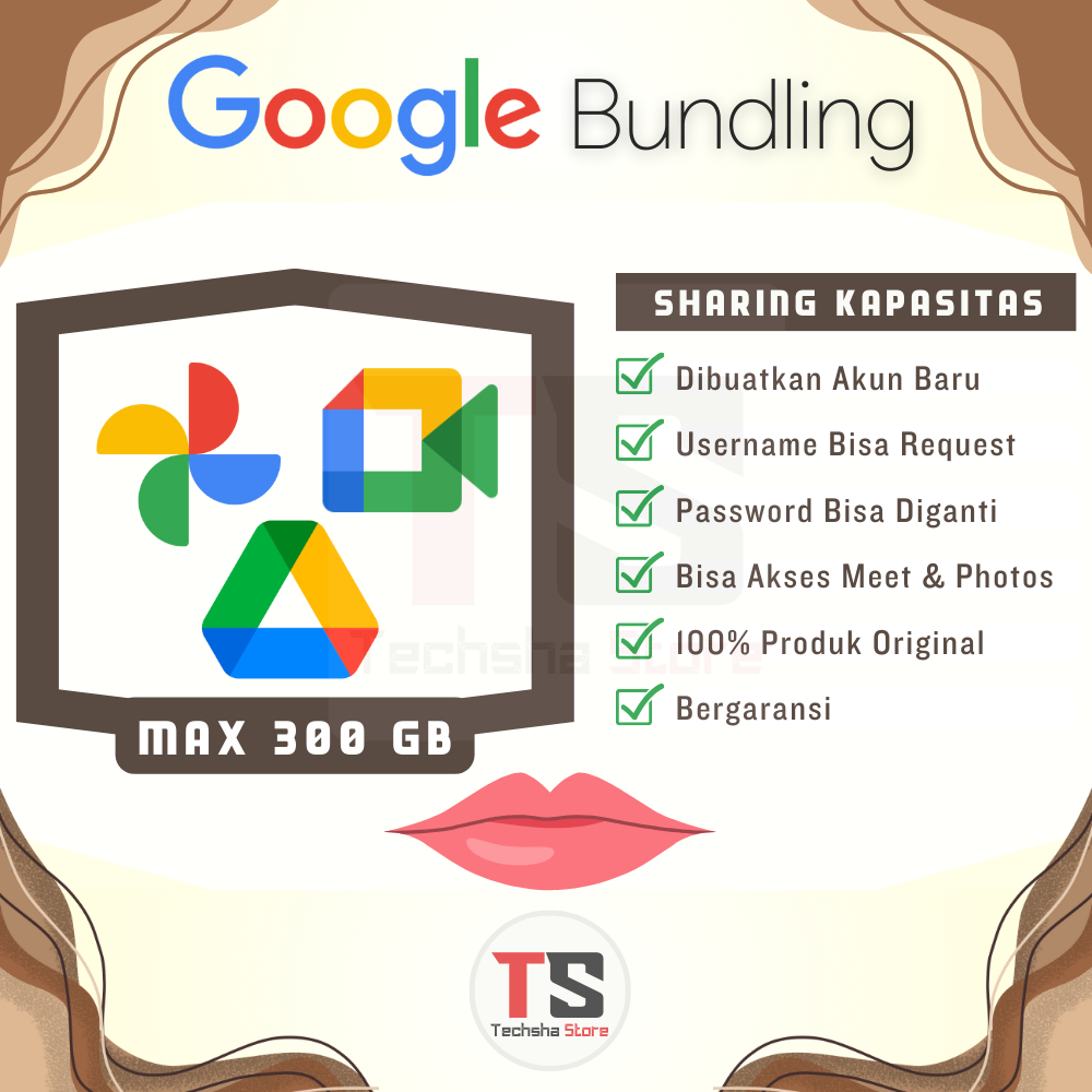 [300GB] Google Drive + Google Photos + Google Meet 300 GB Lifetime