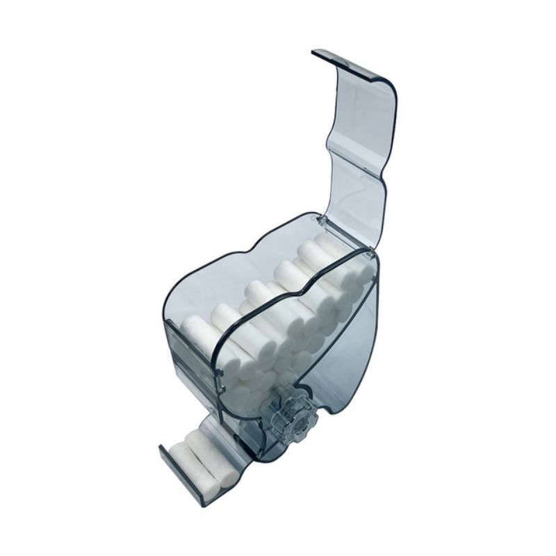[ BR ] Reject 1 buah Dispenser rol katun tipe putar gigi kotak penyimpanan rol berbentuk hati Lab KE