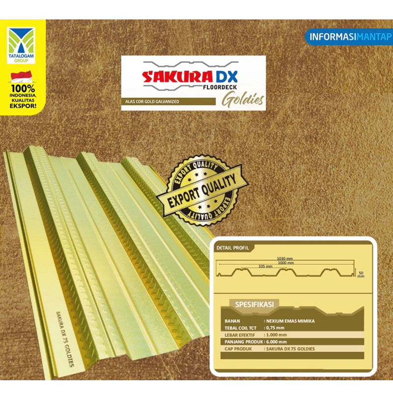 Bondek Cor Gold 0.75 Premium