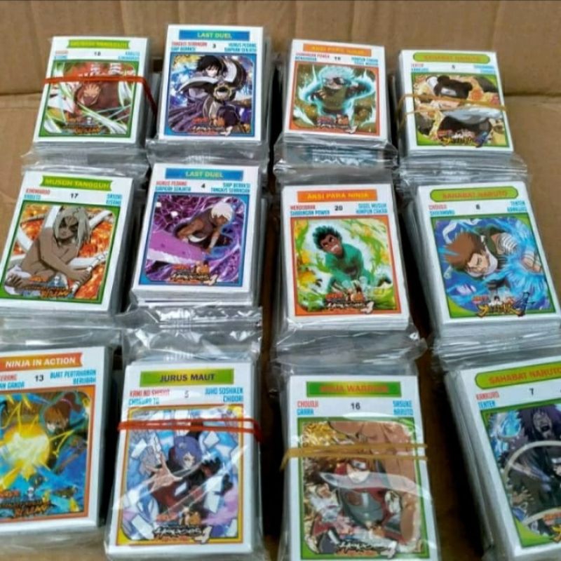 Mainan kartu kwartet DG 12 sachet