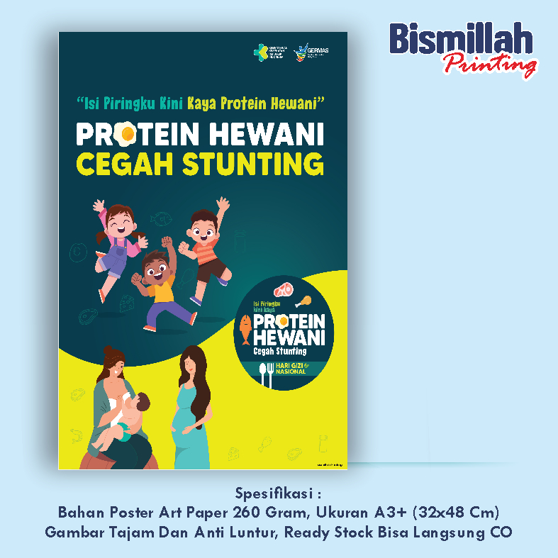 

Poster Kesehatan Protein Hewani Cegah Stunting
