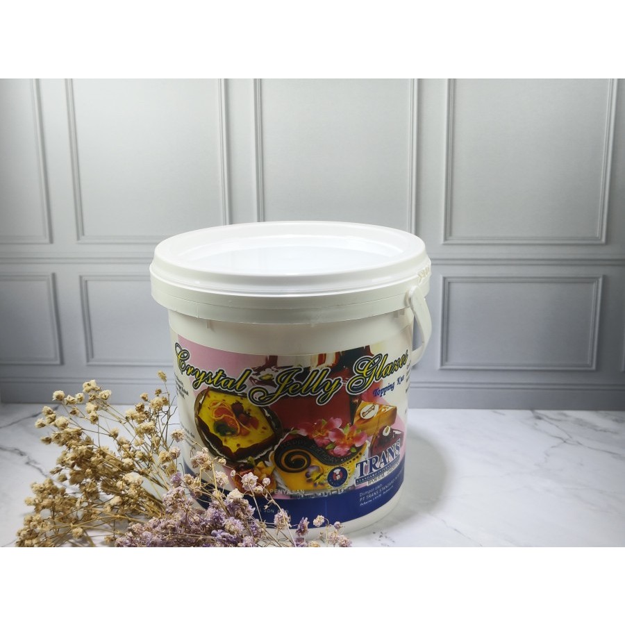 

Trans Crystal Jelly Glaze 1 kg / Natural Clear glaze / Pengkilap Buah