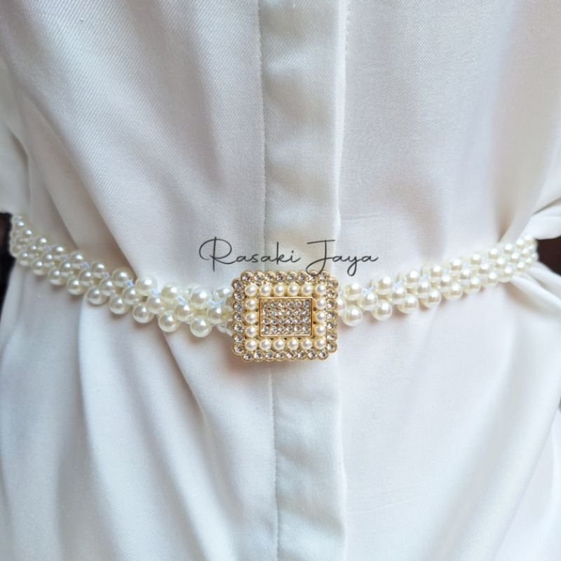 bel mutiara sabuk mutiara elastis