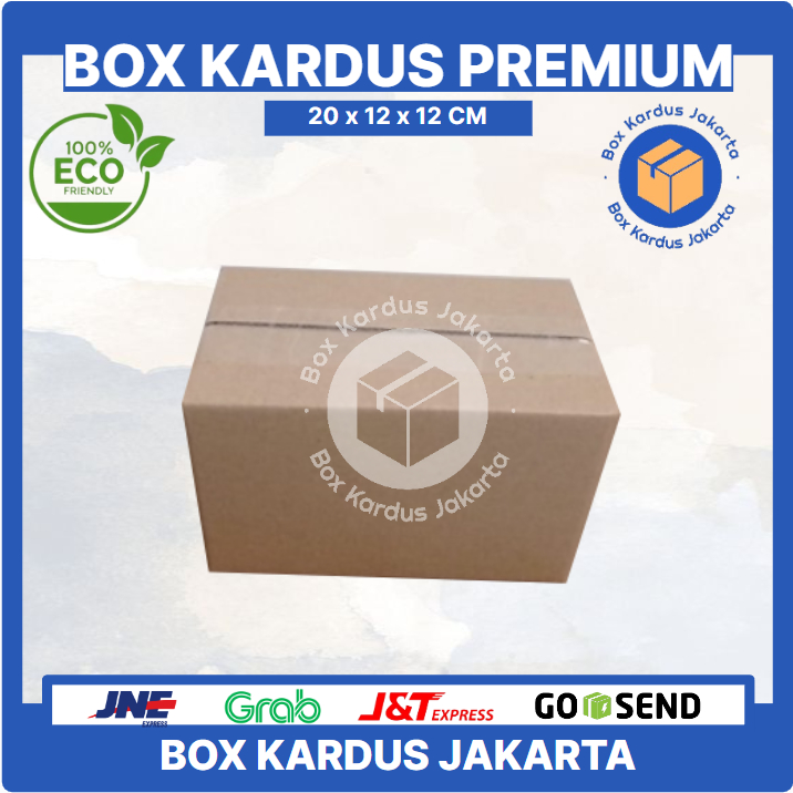 

KARDUS BOX JAKARTA POLOS Uk. 20x12x12 CM