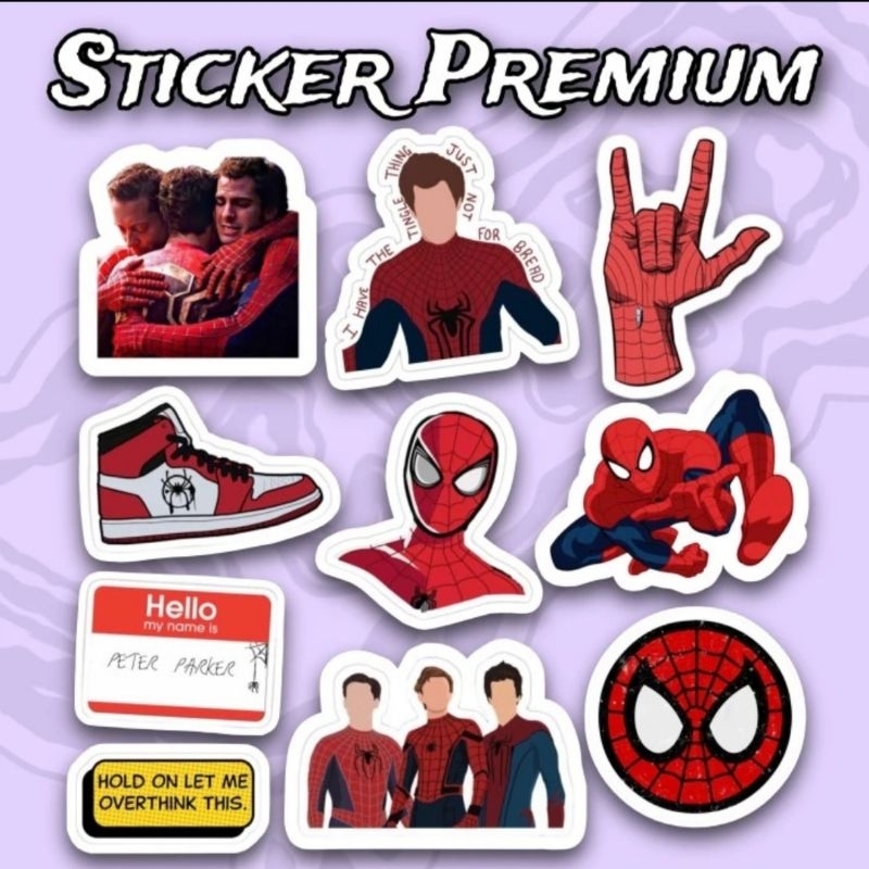 

Sticker spiderman Pack 10pcs Premium Waterproof