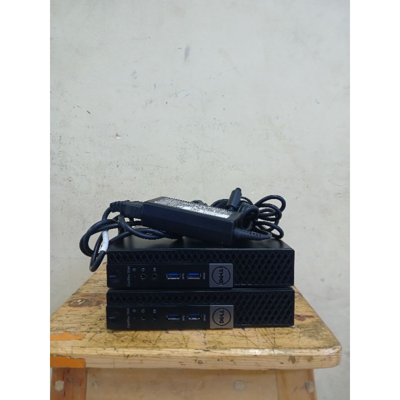 PC MINI DELL OPTIPLEX 7040 CORE I7-6700T GENERASI 6 RAM 16 GB SSD 512 GB TINGGAL PAKAI LENGKAP KABEL