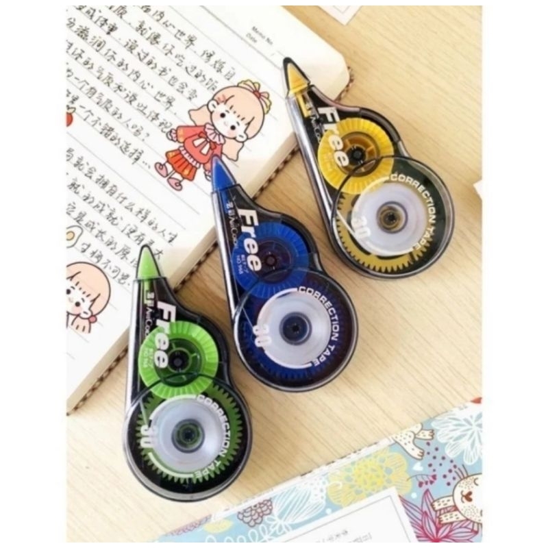 

Tipe X Roll Correction / Tipe Kertas Roll Kering / Perlengkapan ATK