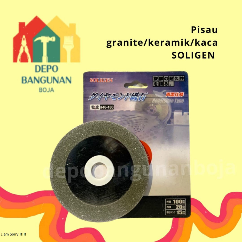 (5.13) Pisau Granit / Keramik SOLIGEN / Mata Potong Gerinda SOLIGEN