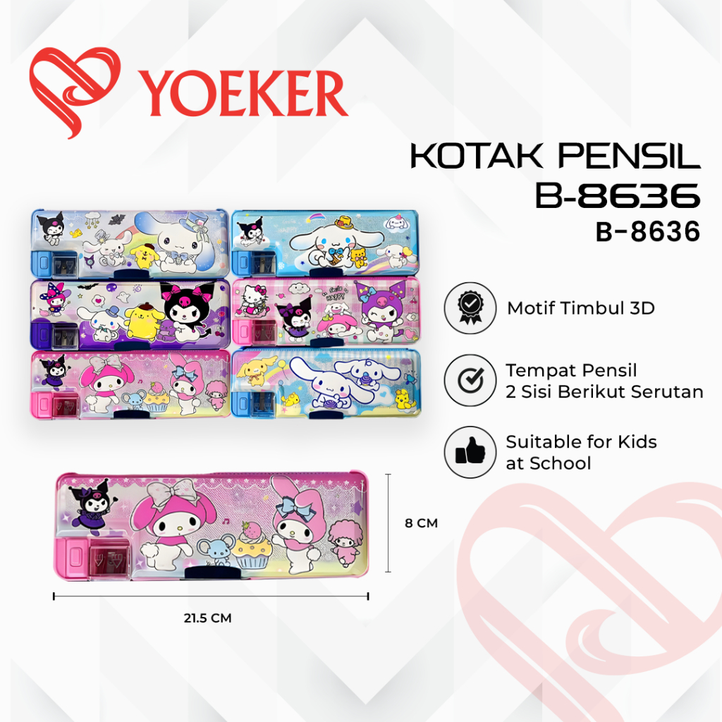 

(1 PCS) Tempat Pensil Kotak Pensil Sanrio