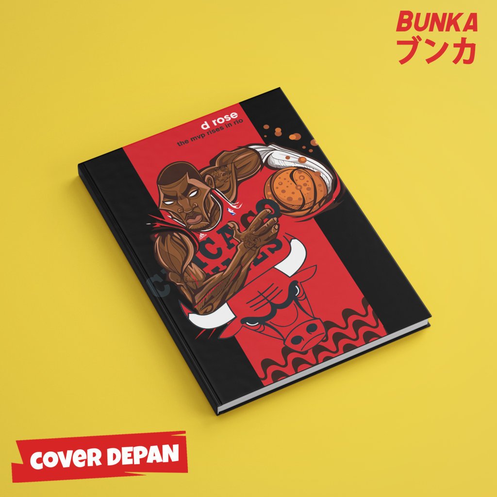 

Note Book Aesthetic Sport NBA D Rose Hardcover A5 Buku Tulis Catatan Notes Agenda Planner Jurnal vintage buku catatan story book kado anniversary valentine cowok cewek murah