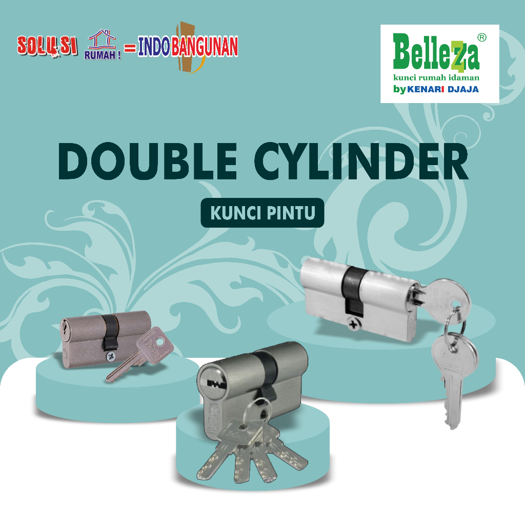 BELLEZA - DOUBLE CYLINDER/ KUNCI/ HANDLE