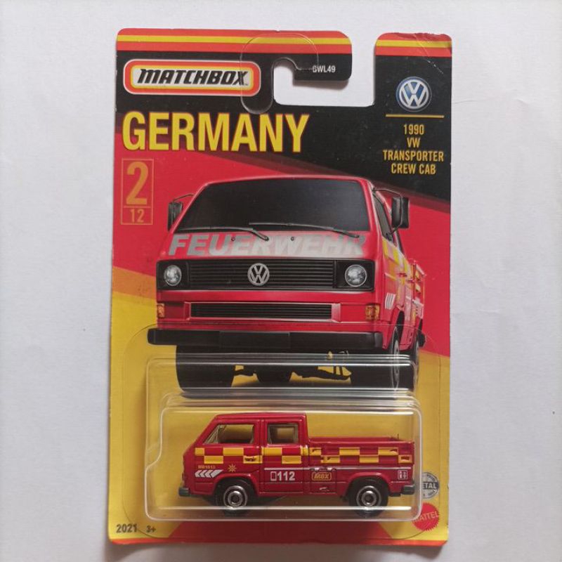Matchbox Volkswagen Transporter Crew Cab