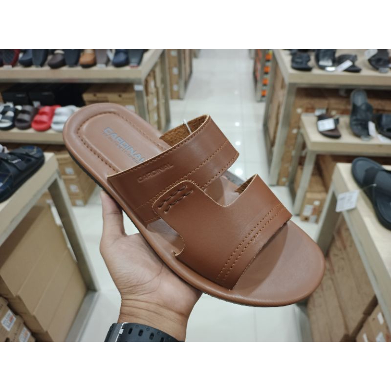Sandal Pria Selop ORI Cardinal Slipper Bahan dasar Karet Luar Ruangan