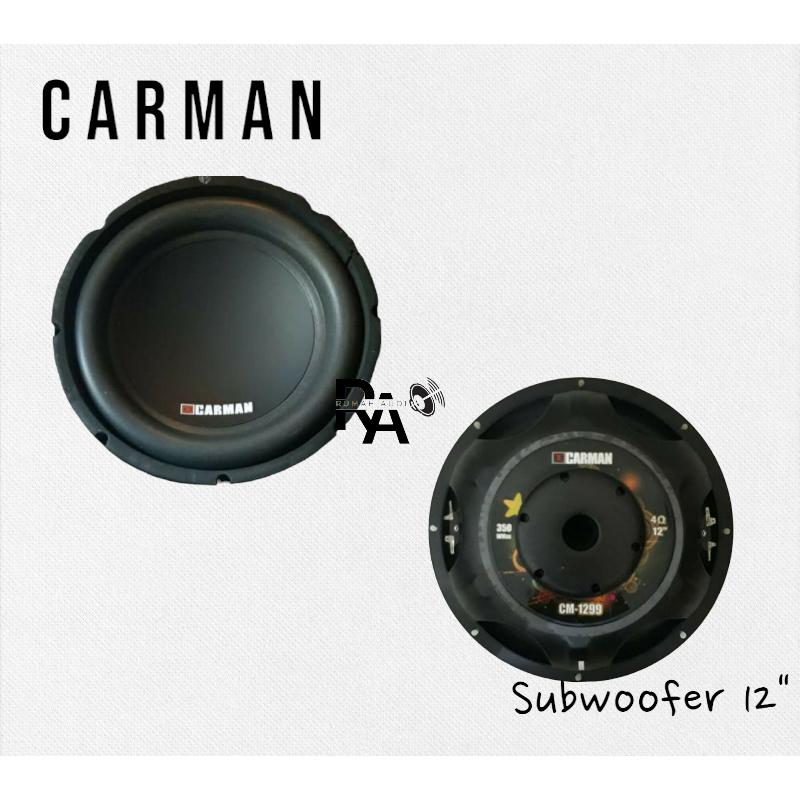 Subwoofer Carman CM 1299 - Double Magnet - 2 Coil