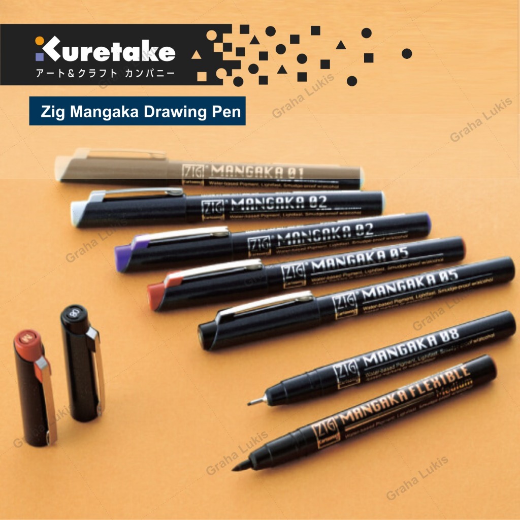 

Kuretake Zig Mangaka Drawing Pen