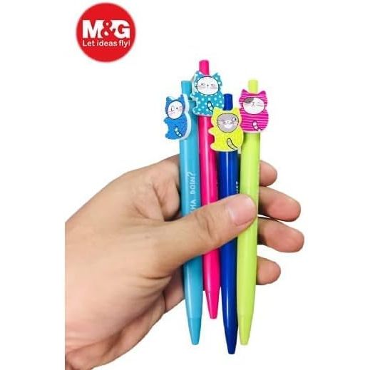 

Pulpen M&G ABPH4571 Super cute So many Cats 0.7mm cat ball pens Blue Ink 12pcs