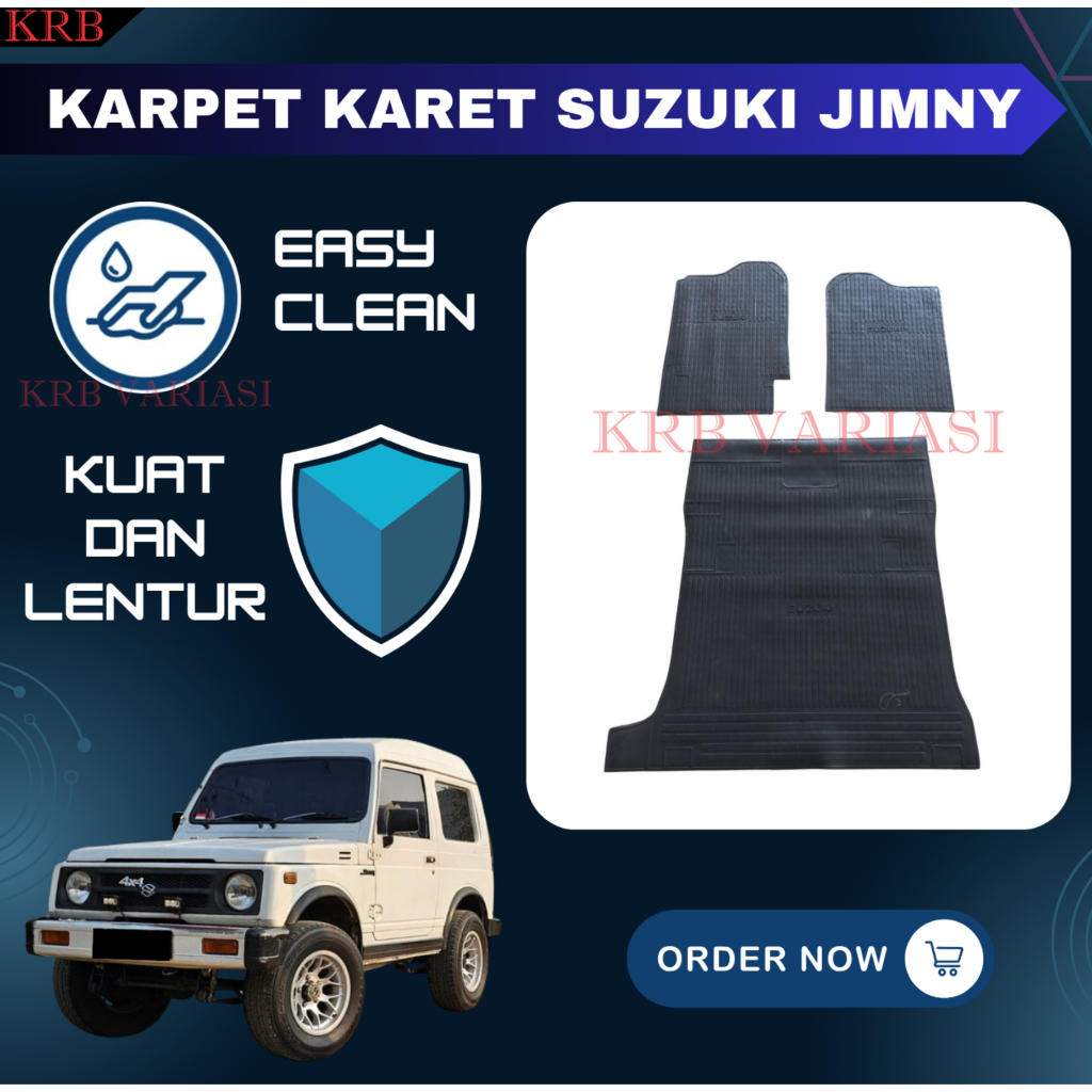 Karpet Karet Lantai Mobil Suzuki Katana Jimny Suzuki Jimny Katana