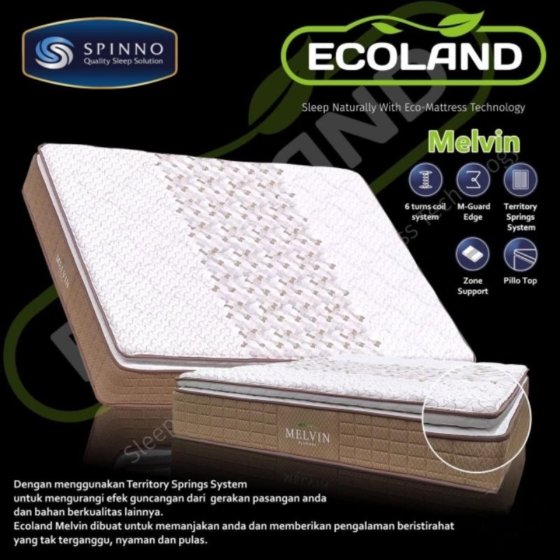 SPRINGBED ECOLAND MELVIN BY Spinno