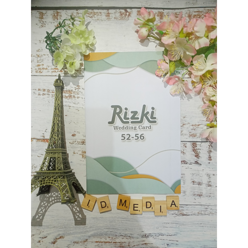 Katalog Blanko Undangan Rizki 052 - 056