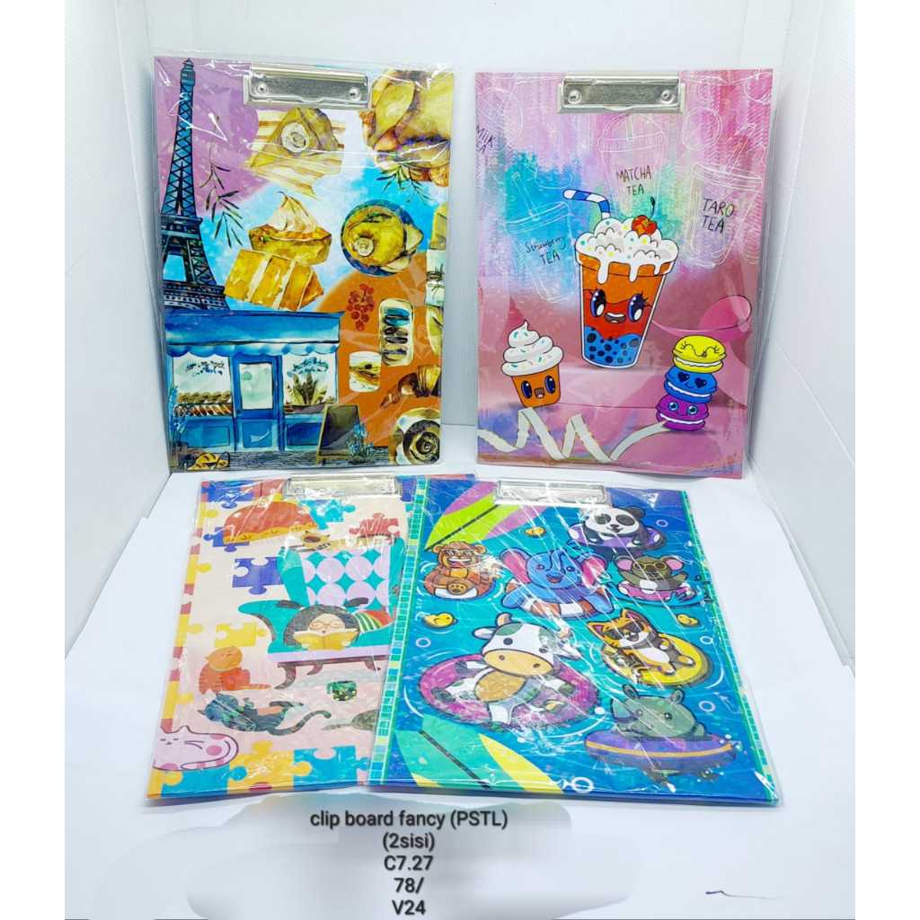 

Papan Jalan Motif Fancy, Alas Ujian, Clipboard Ukuran F4, Klipboard Folio