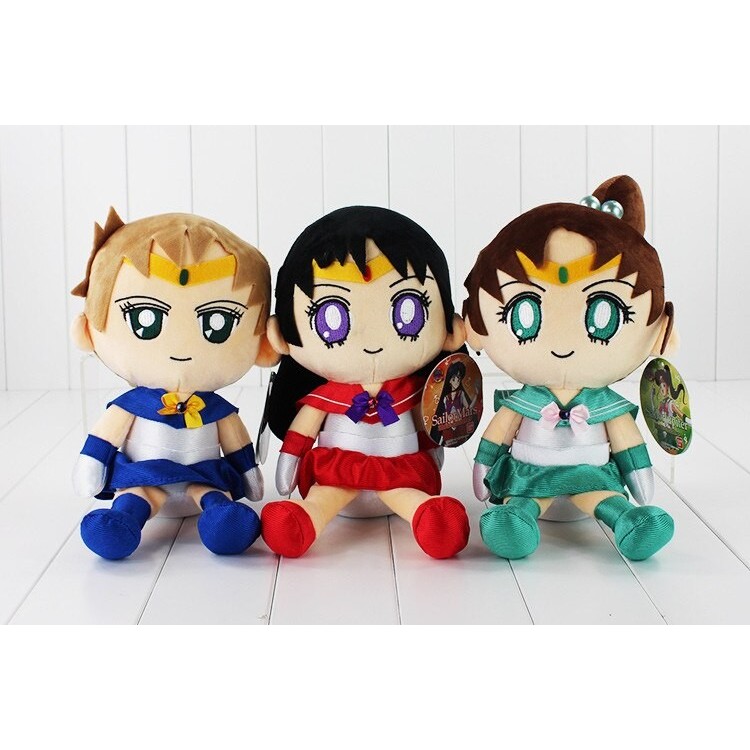 Boneka Sailormoon 20cm Boneka Sailor Moon New Sailor Venus Sailor Mercury LIMITED EDITION