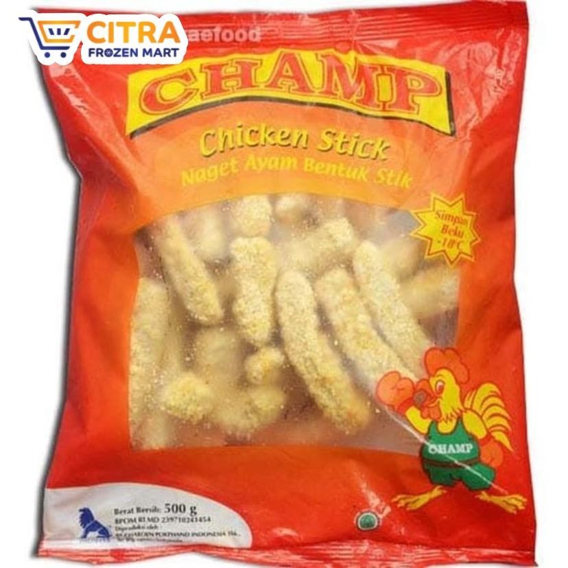 

Champ Mitra Chicken Nugget Stick 450 gr