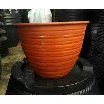 pot SA kumbang ukuran 20 cm warna putih hitam bata