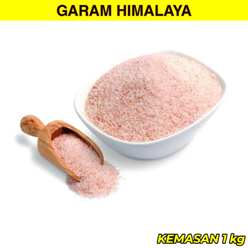 

Garam Himalaya Pink Salt Original Premium Kemasan 250gr - 1kg