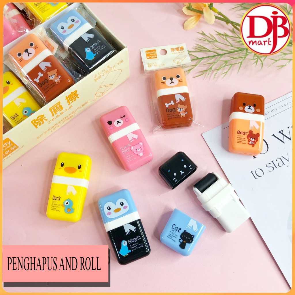 

DJB - Penghapus Roller Motif Lucu / Stationary Eraser Kekinian - RANDOM