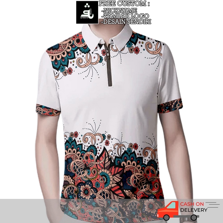 baju koko pria lengan pendek - jersey kaos koko muslim terbaru 2024