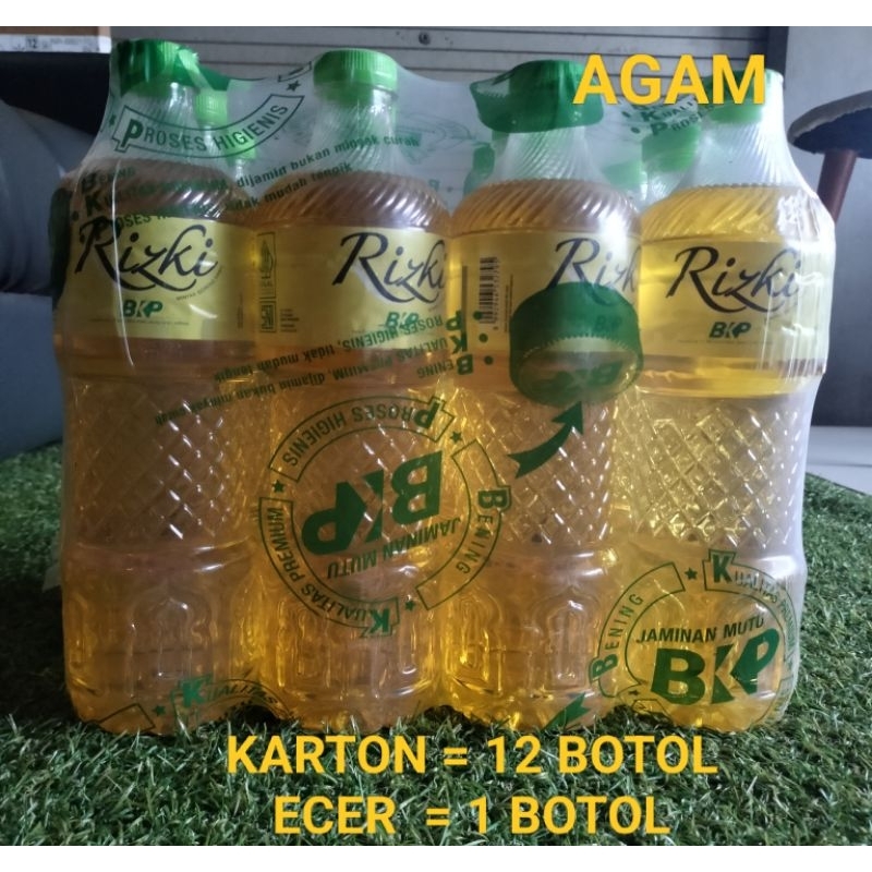 

[Karton] Minyak Goreng Rizki 900ml Bening Kwalitas Premium