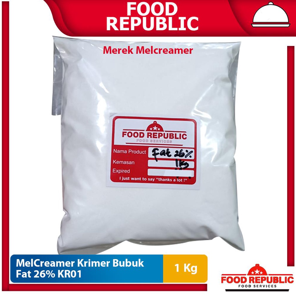 

ART B35O KRIMER BUBUK CREAMER POWDER 1 KG FAT 26 NON DAIRY HALAL