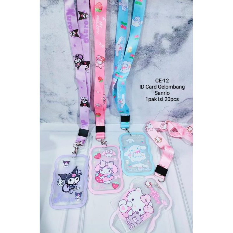 

DSB 13 Lanyard Sanrio Lanyard import name tag id card gantungan nama kuromi melody cinnamorol