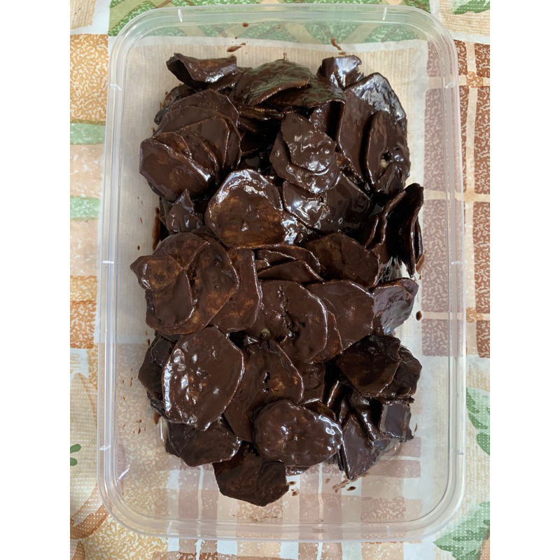 

Choco bananas chips