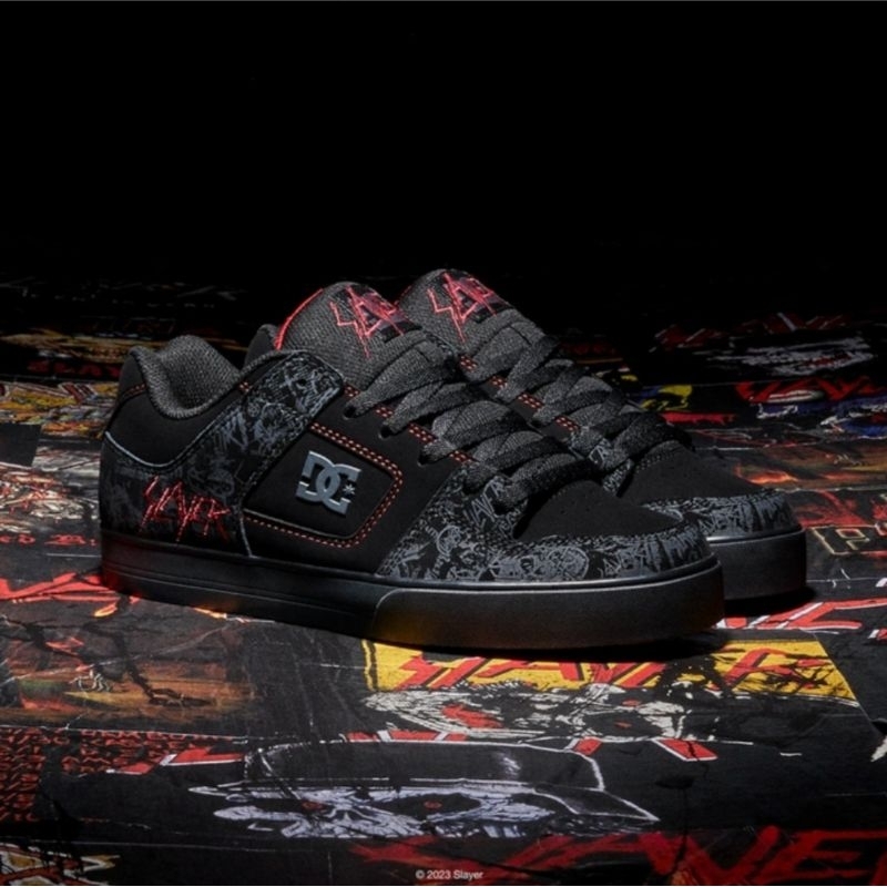 DC SHOES PURE X SLAYER MEN'S SNEAKERS ORIGINAL ADYS400098BYR