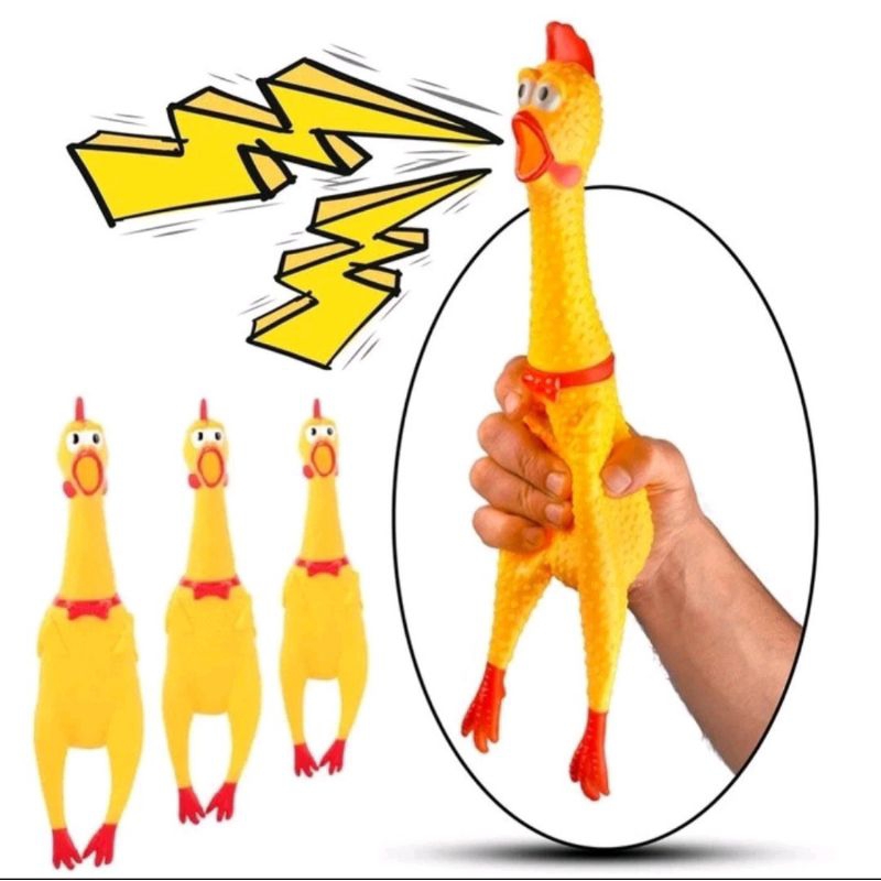 Mainan Ayam Screaming / Mainan Ayam Pencet Bunyi