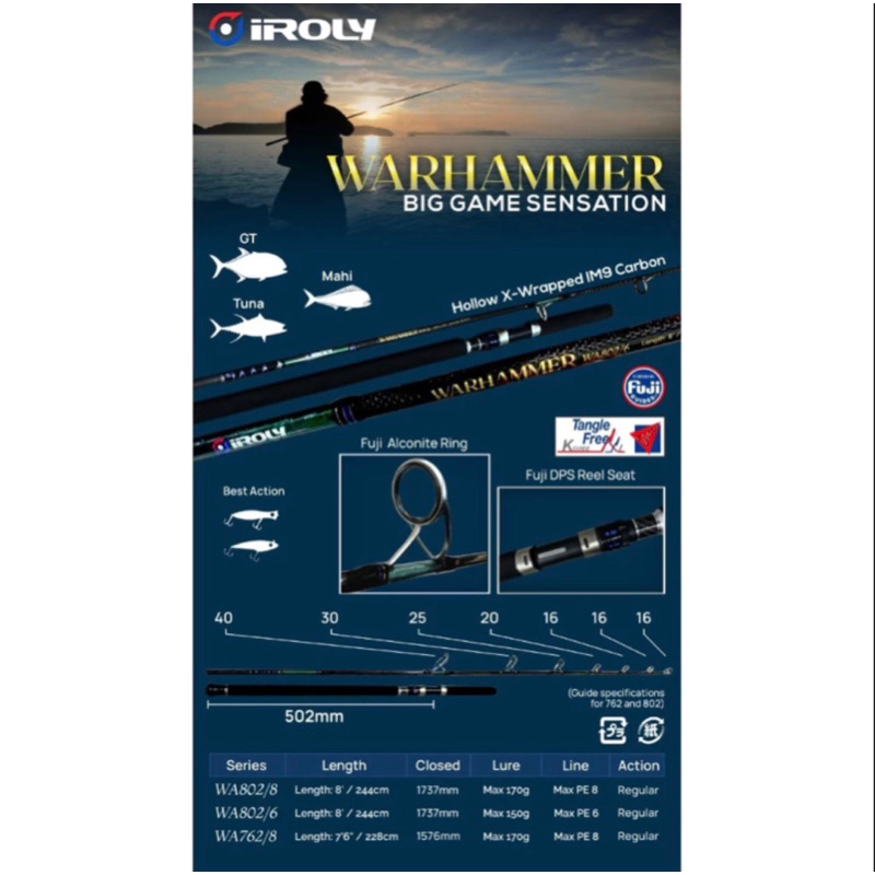 Joran IROLY Warhammer Popping Rod | 762 802
