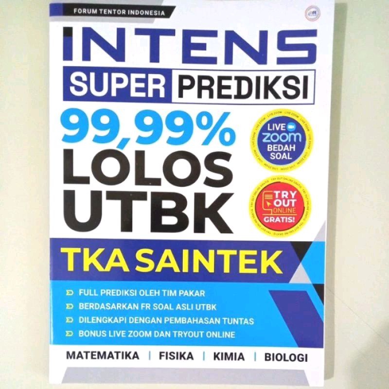 INTENS SUPER PREDIKSI 99.99% LOLOS UTBK TKA SAINTEK