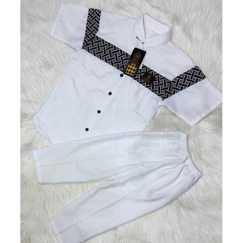 Baju Koko Anak Laki Laki Lengan Panjang Motif lucu kekinian Kobata Terbaru bahan toyobo halus adem d