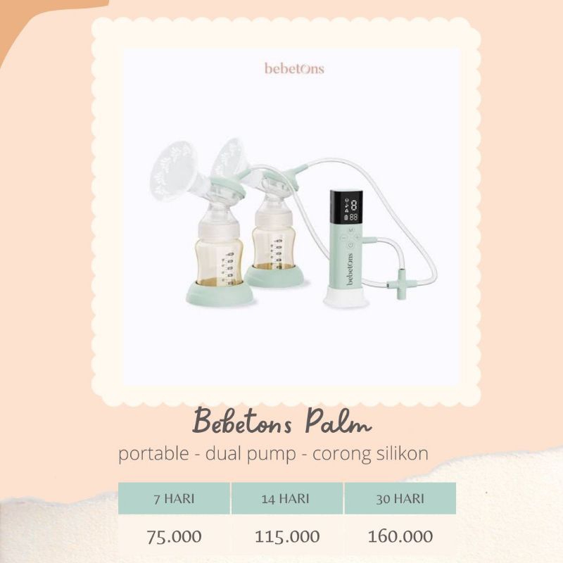 Sewa Pompa Asi Bebetons Palm