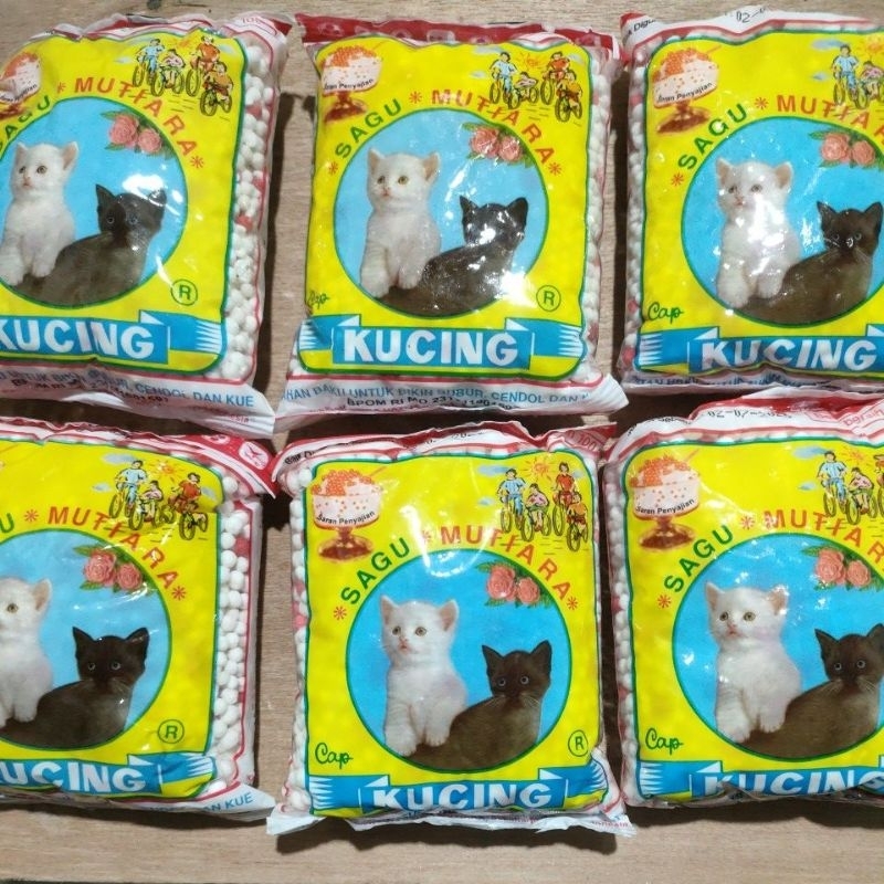 

Sagu Mutiara Cap Kucing 100gr