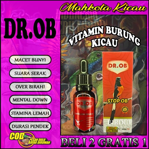 DR. OB Vitamin Brung Murai Batu Over Birahi, Cabul, Cabut Bulu Penurun