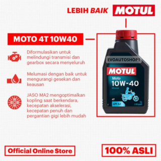 Oli Motor Motul MOTO, GP Matic, GP Power 0,8L & 1L Original
