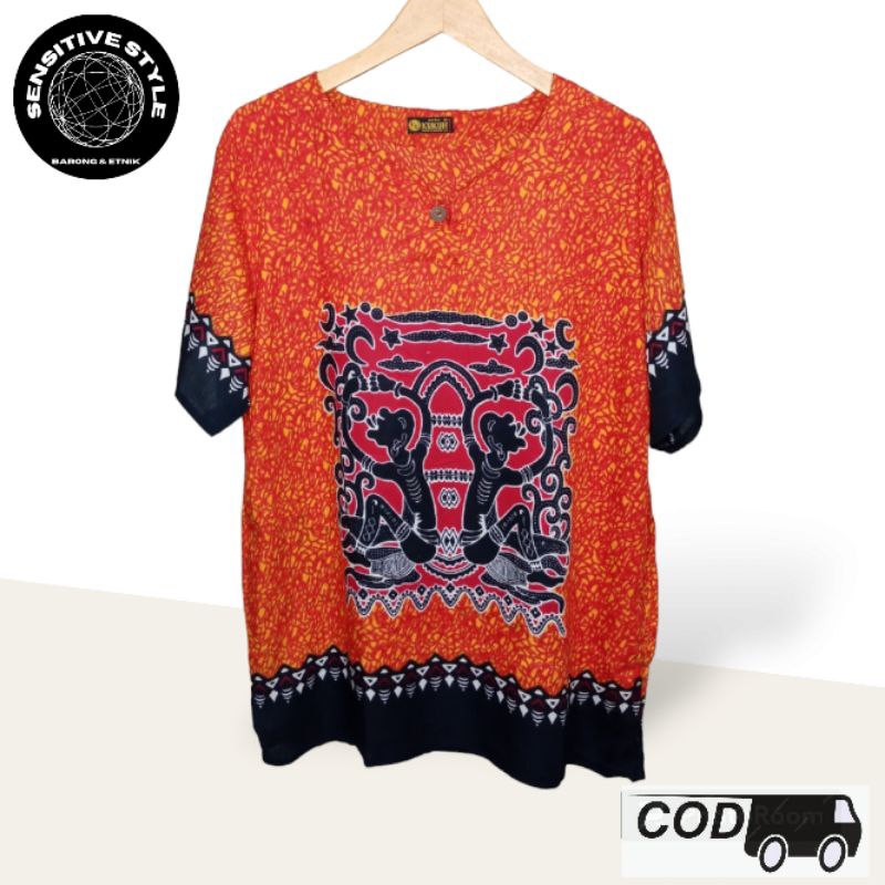 Kaos Uje Asmat Dayak Warna Pria Wanita Terbaru (Unisex)