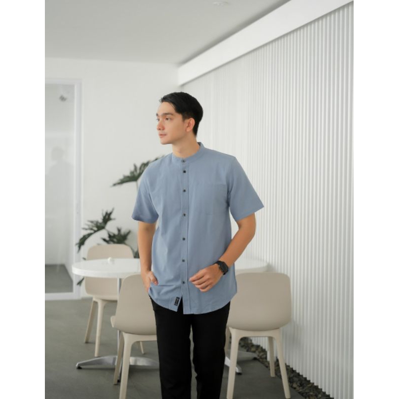 kemeja casual/kemeja kemko linen/baju Koko original