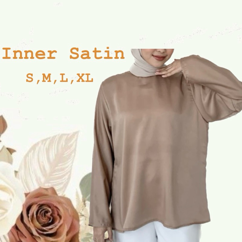 Inner Satin / Daleman Wanita / Daleman Kebaya / Daleman Baju / Daleman Blazer / Atasan Satin