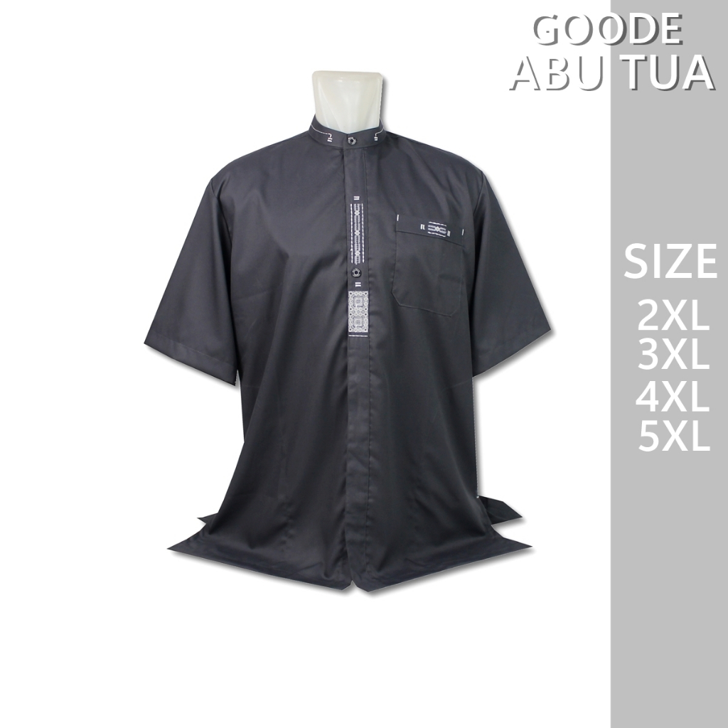 Baju Koko Goode Jumbo Bordir Terbaru 8 Varian Warna 2XL 3XL 4XL 5XL