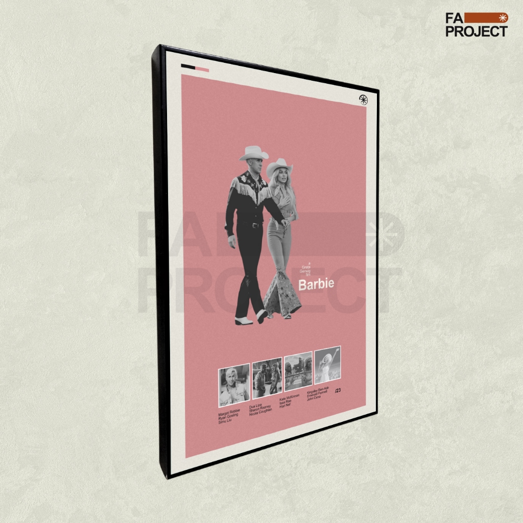 Frame Block Poster - "Barbie"