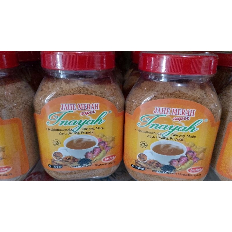 

jahe merah inayah toples