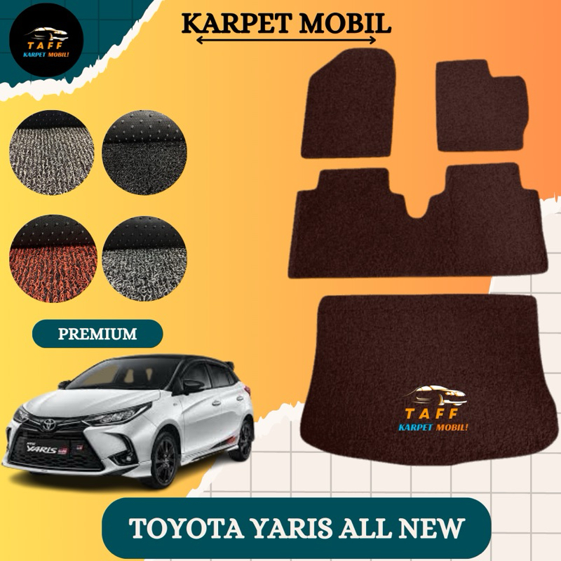 KARPET MOBIL TOYOTA YARIS ALL NEW / KARPET MOBIL MIE TOYOTA YARIS ALL NEW